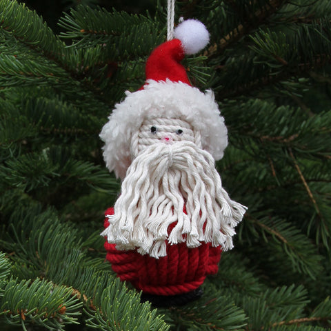 Monkey Fist Santa Ornament