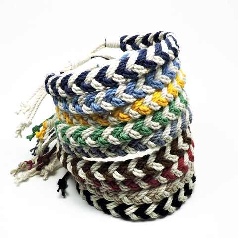 Adjustable Chevron Bracelet Woven 3/8" Wholesale