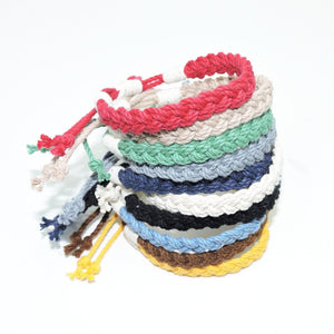 Adjustable Bracelet Woven 3/8" Wide Wholesale - Mystic Knotwork nautical knot
