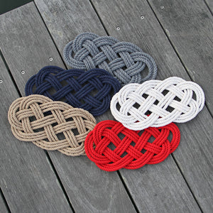 Woven Ocean Plait Trivet 5 Color Choices